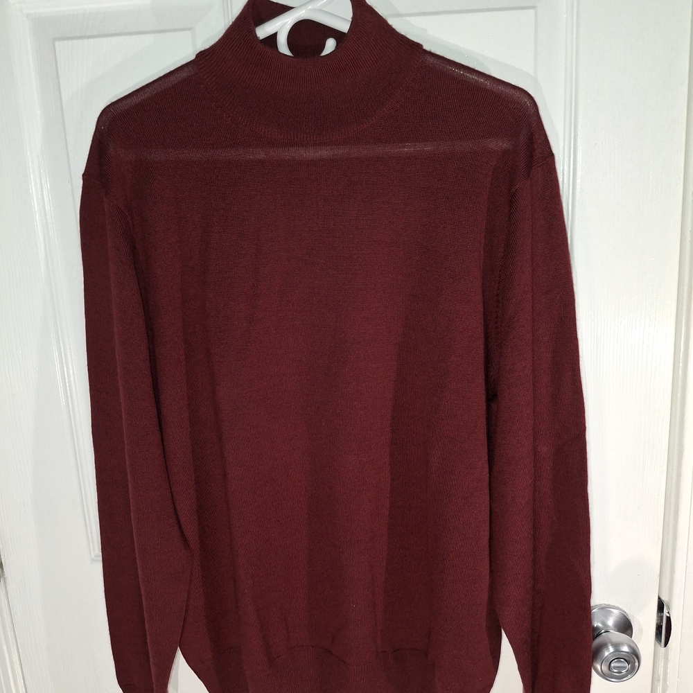 Paul Fredrick Men's Mock Neck Sweater